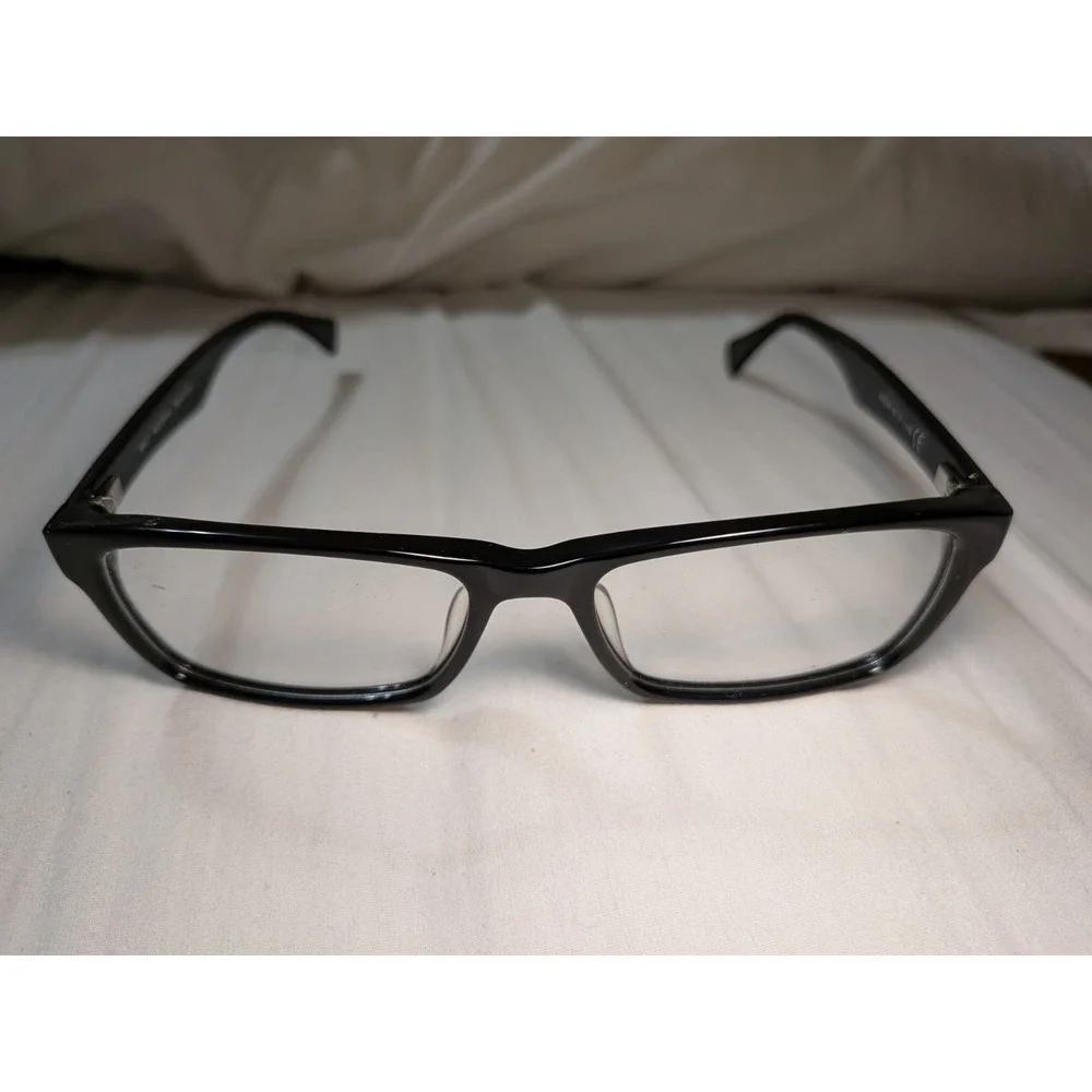 Maui Jim Eyeglasses Frames MJO2204-02 Black Rectangular Full Rim 53-17-143
